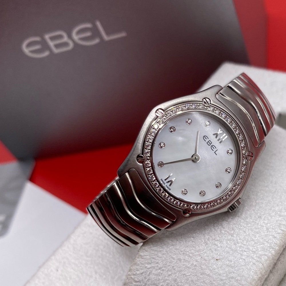EBEL Classic Wave Diamond Watch (No Scratches)